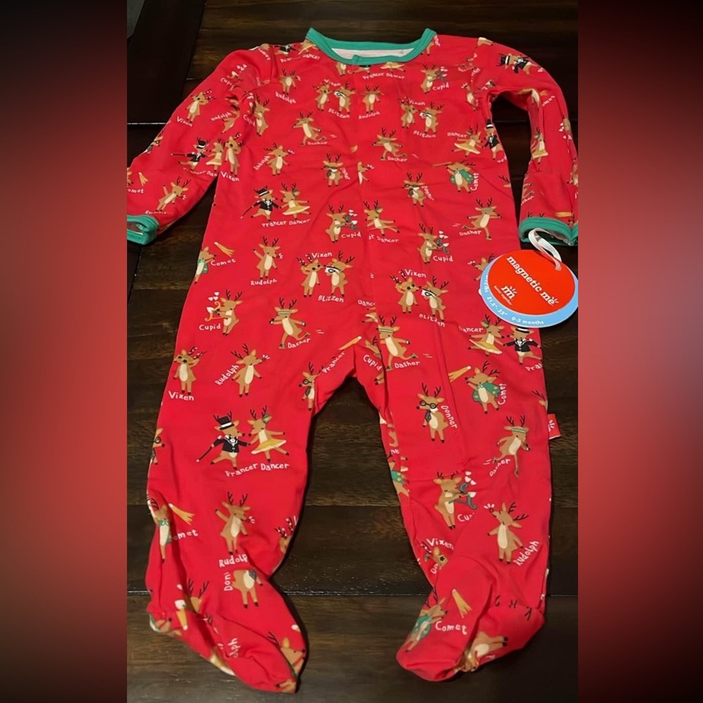 Magnetic Me Christmas Pajamas NWT